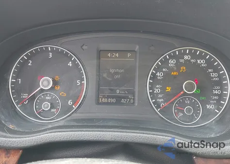 2013 Volkswagen Passat 2.0L Tdi Sel Premium z USA, uszkodzony, nr VIN 1VWCN7A36DC030525